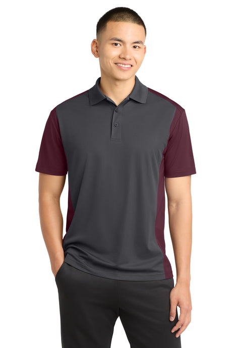 Sport-Tek Men's   Colorblock Micropique Sport-Wick   Polo