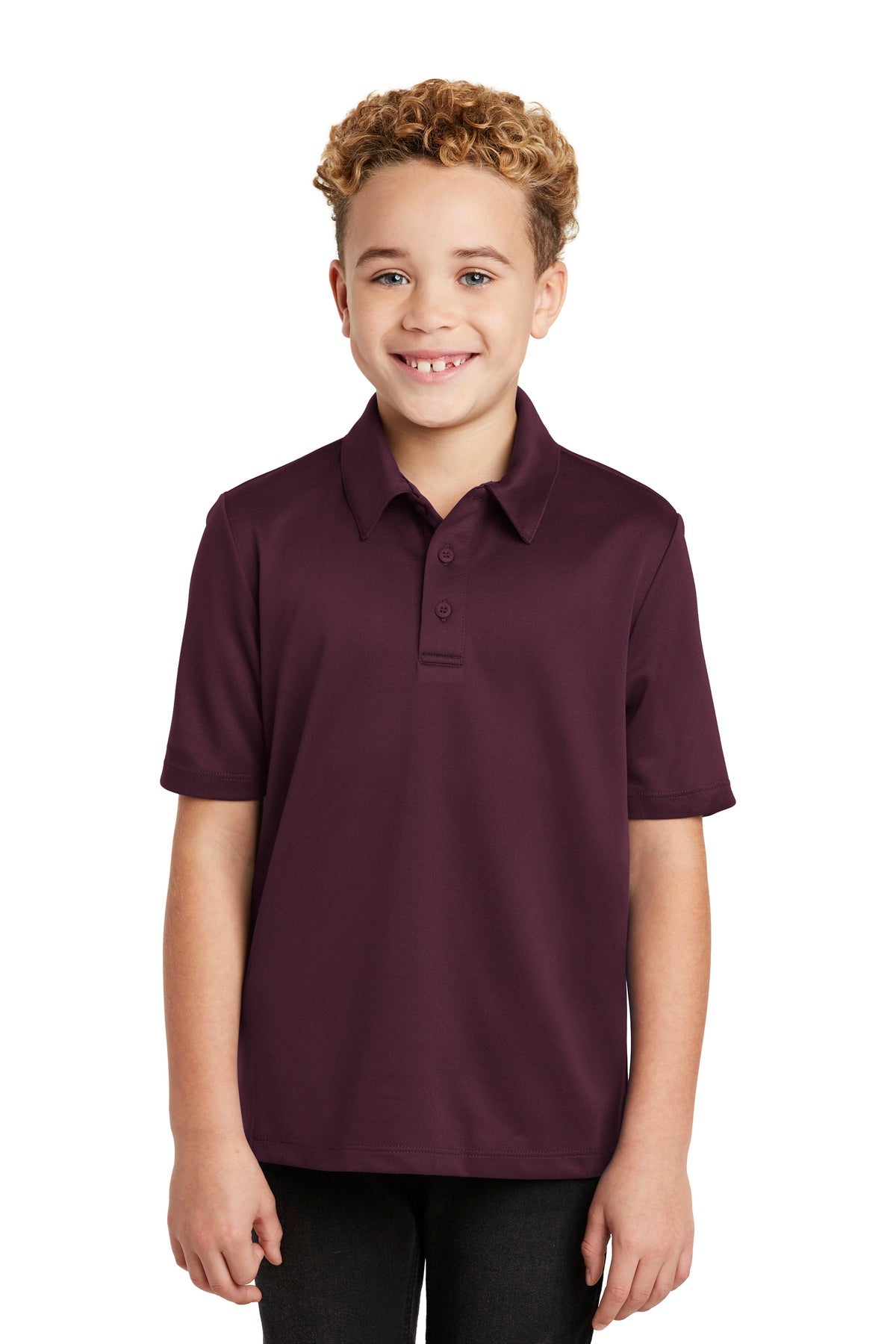 Port Authority Youth   Silk Touch Performance Polo