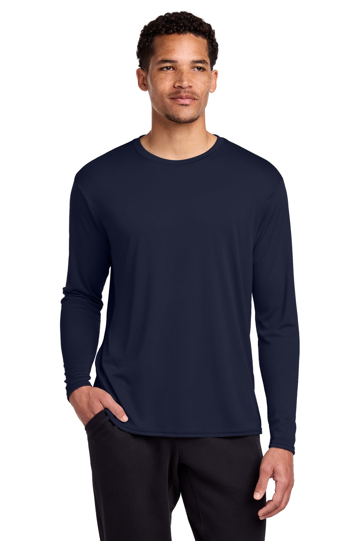 Port & Co Men's   Long Sleeve Performance Tee