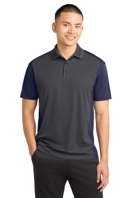 Sport-Tek Men's   Colorblock Micropique Sport-Wick   Polo