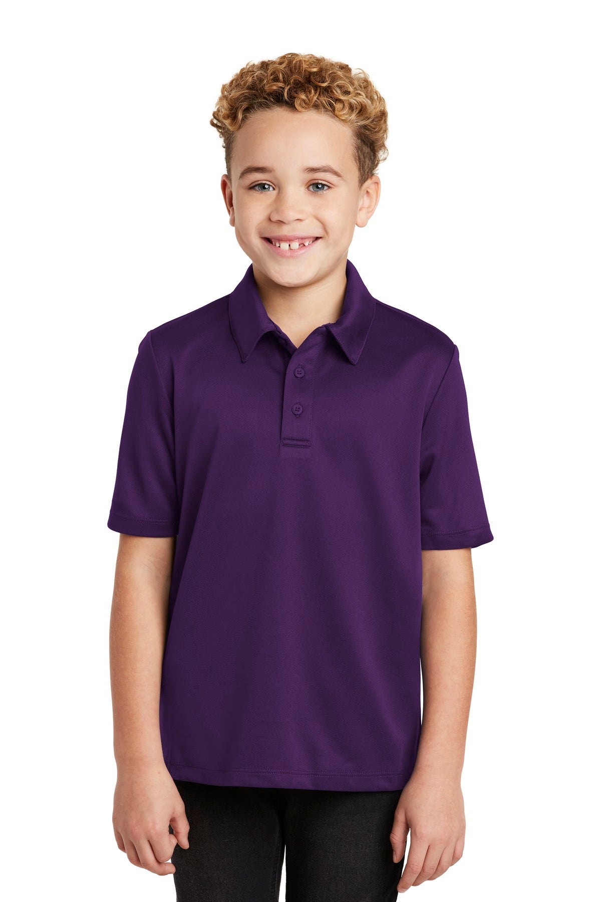 Port Authority Youth   Silk Touch Performance Polo