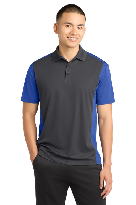 Sport-Tek Men's   Colorblock Micropique Sport-Wick   Polo