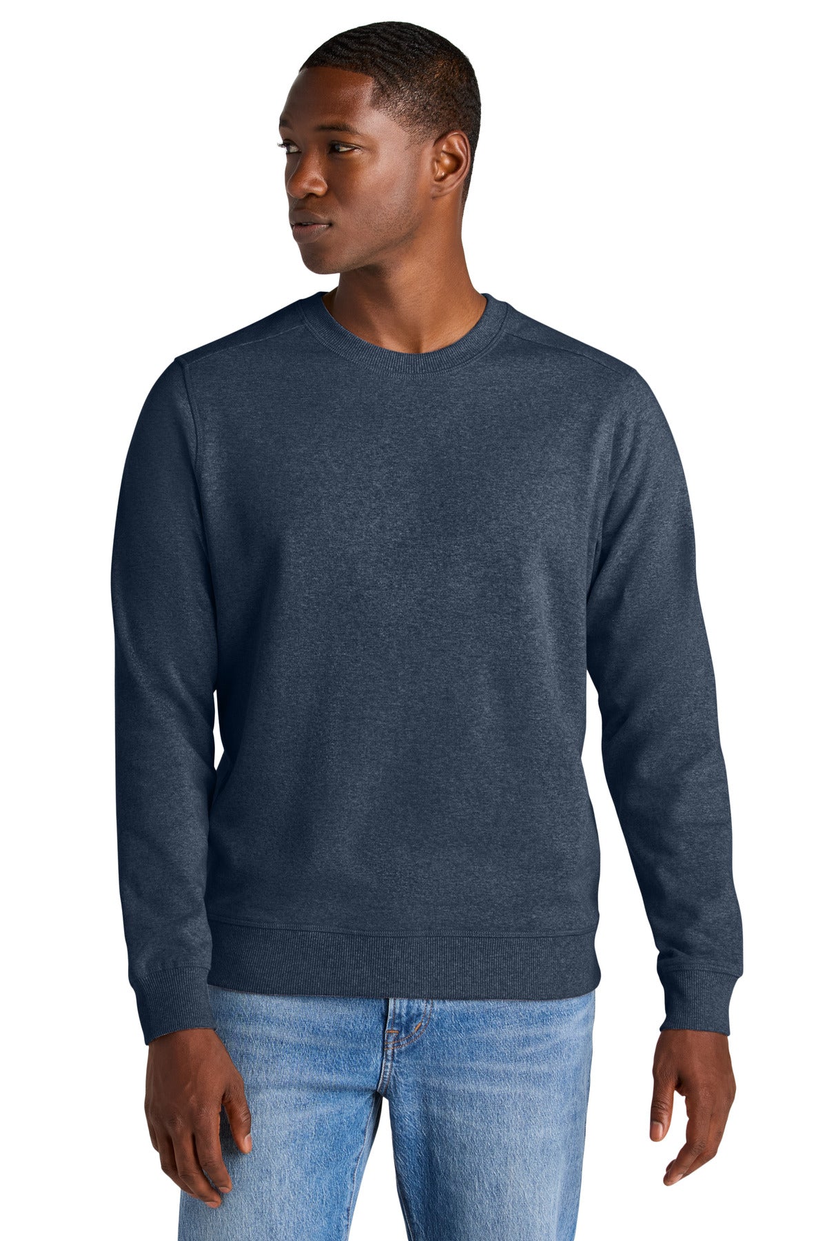 District Men's   Re-Fleece  Crew DT8104