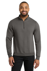 Port & Co Men's   Core Fleece 1/4-Zip Pullover Sweatshirt PC78Q
