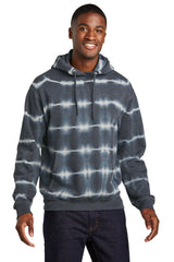 Port & Co Men's   Allover Stripe Tie-Dye Fleece PC143