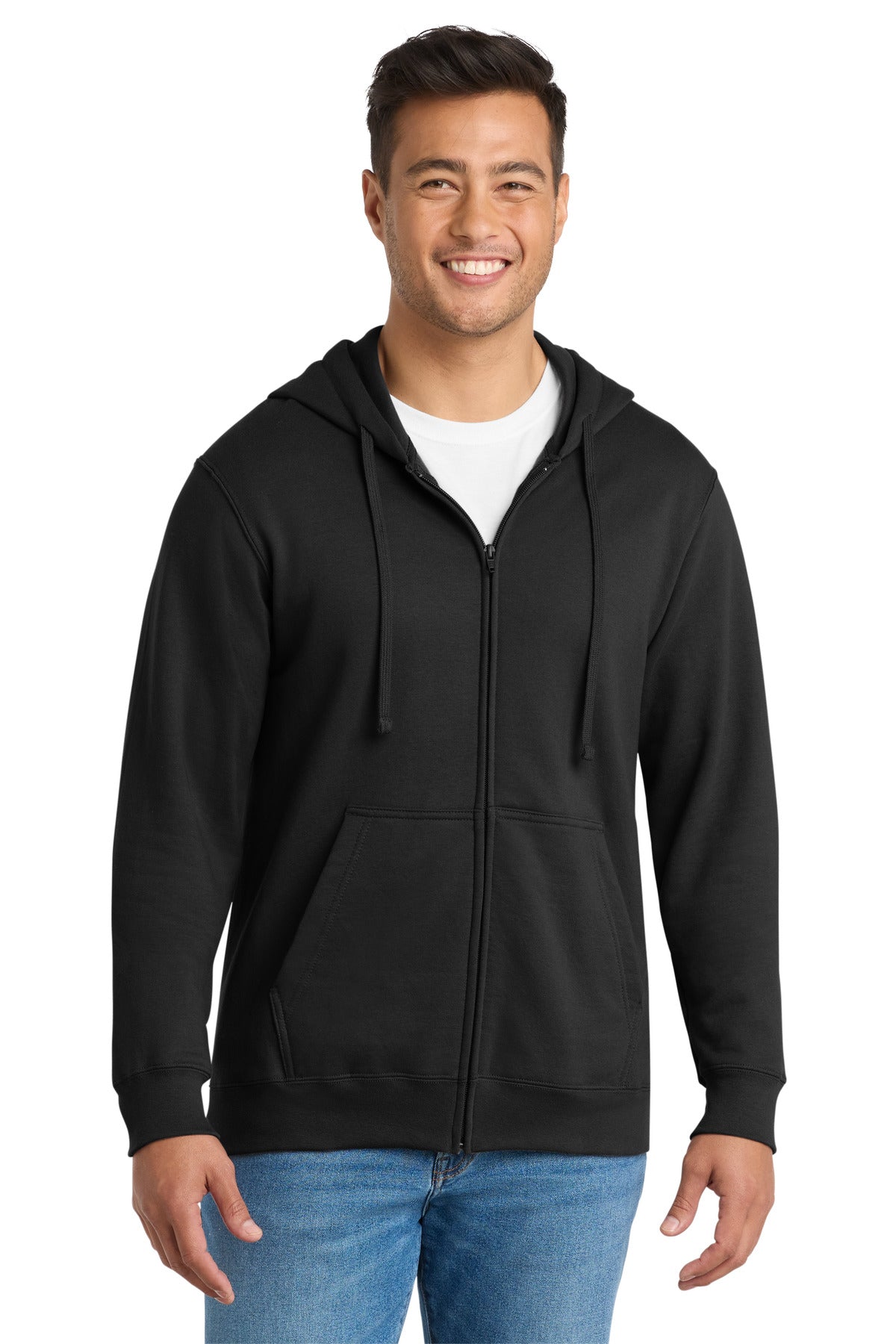 Port & Co Men's   Fan Favorite Fleece Full-Zip Hooded Sweatshirt