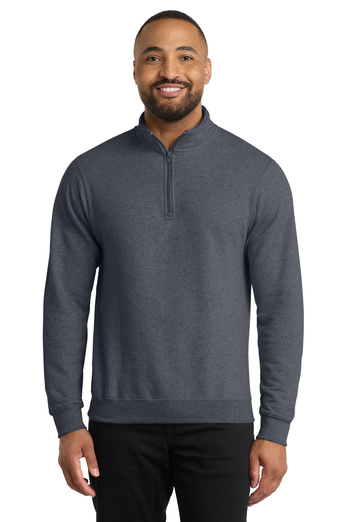 Port & Co Men's   Core Fleece 1/4-Zip Pullover Sweatshirt PC78Q