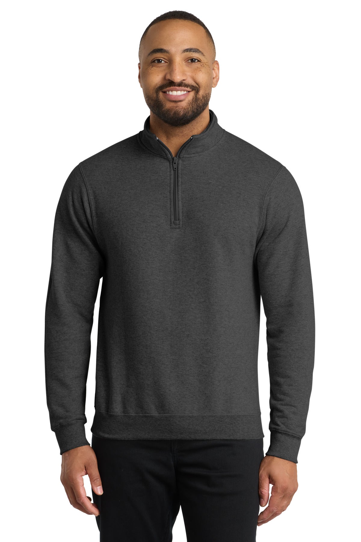Port & Co Men's   Core Fleece 1/4-Zip Pullover Sweatshirt PC78Q