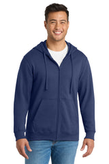 Port & Co Men's   Fan Favorite Fleece Full-Zip Hooded Sweatshirt