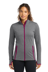 Sport-Tek Women's   Sport-Wick   Stretch Contrast Full-Zip Jacket