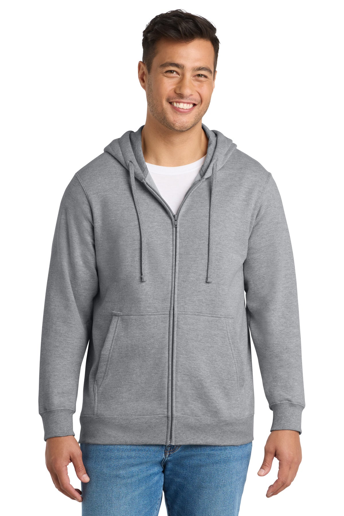 Port & Co Men's   Fan Favorite Fleece Full-Zip Hooded Sweatshirt