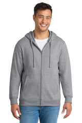 Port & Co Men's   Fan Favorite Fleece Full-Zip Hooded Sweatshirt