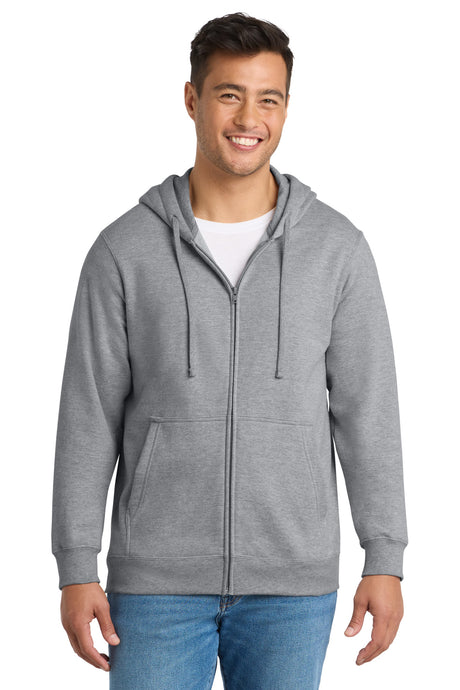 Port & Co Men's   Fan Favorite Fleece Full-Zip Hooded Sweatshirt