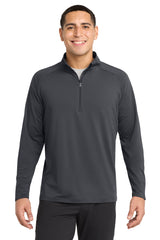 Sport-Tek Men's   Tall Sport-Wick   Stretch 1/4-Zip Pullover