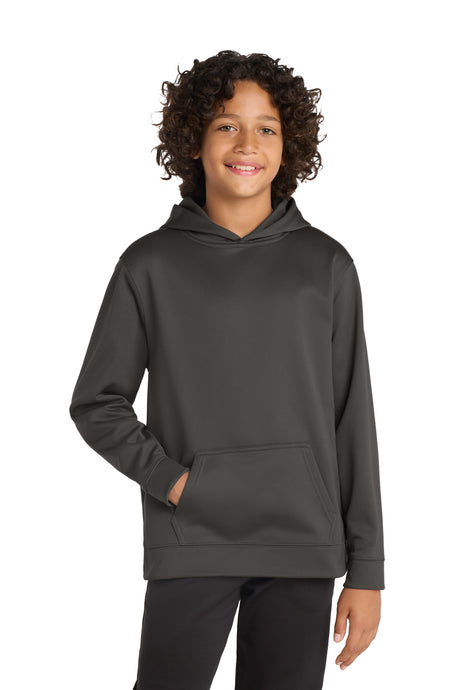 Sport-Tek Youth   Sport-Wick   Fleece Hooded Pullover