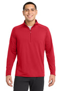 Sport-Tek Men's   Tall Sport-Wick   Stretch 1/4-Zip Pullover