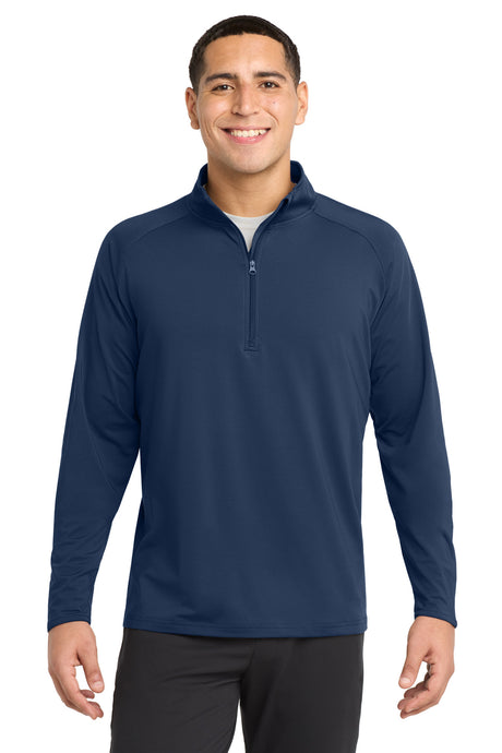 Sport-Tek Men's   Tall Sport-Wick   Stretch 1/4-Zip Pullover