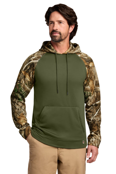 Russell Outdoors Men's   Realtree   Performance Colorblock Pullover Hoodie RU451