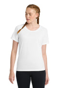 Sport-Tek Women's    PosiCharge    Tri-Blend Wicking Scoop Neck Raglan Tee
