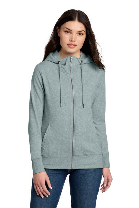 District Women's   Featherweight French Terry   Full-Zip Hoodie DT673