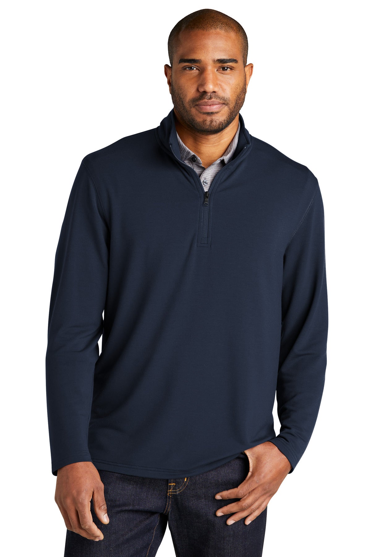 Port Authority Men's   Microterry 1/4-Zip Pullover K825