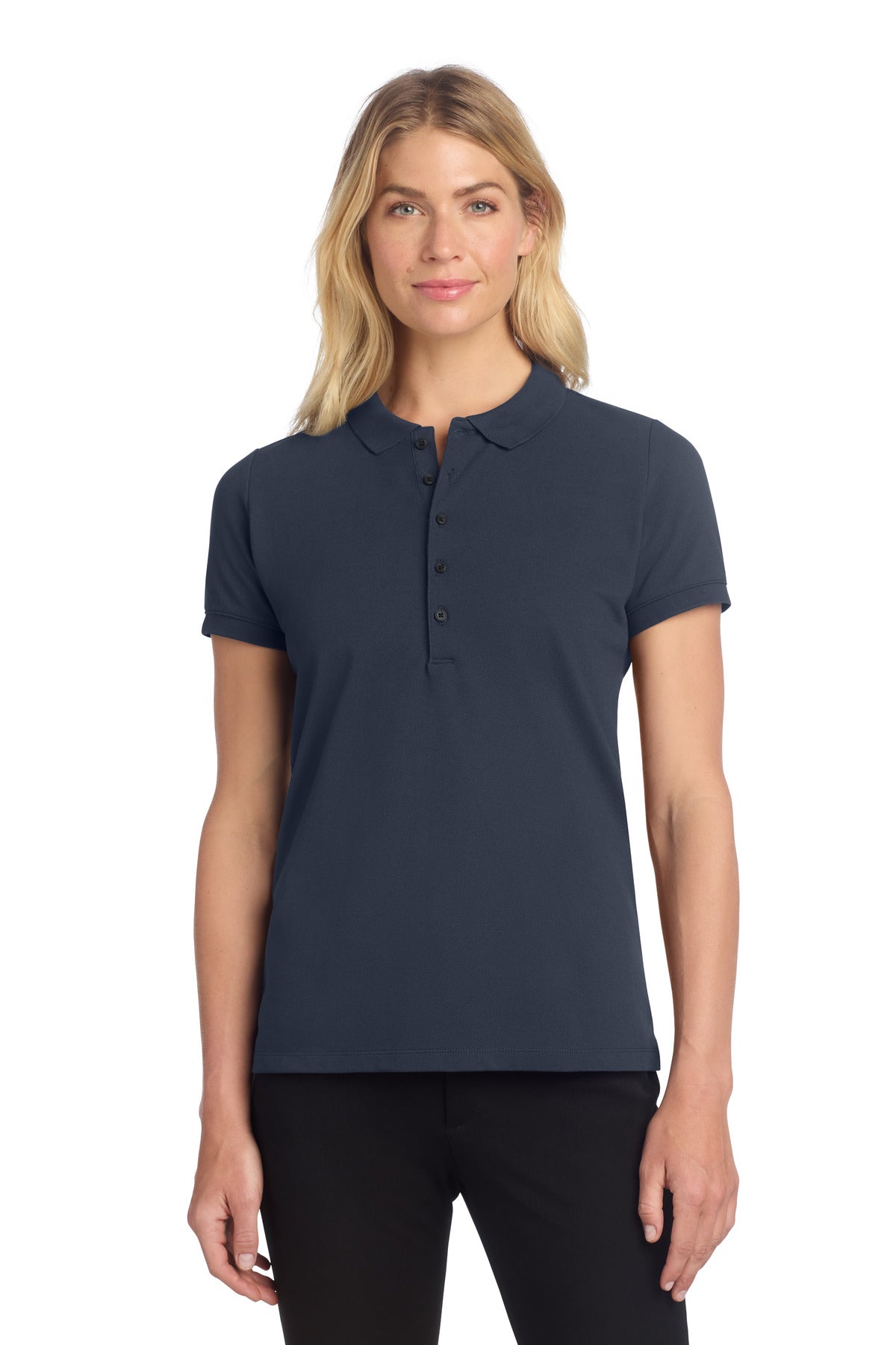 Mercer+Mettle Women's   Stretch Heavyweight Pique Polo MM1001