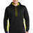 Sport-Tek Men's   Sport-Wick   Fleece Colorblock Hooded Pullover