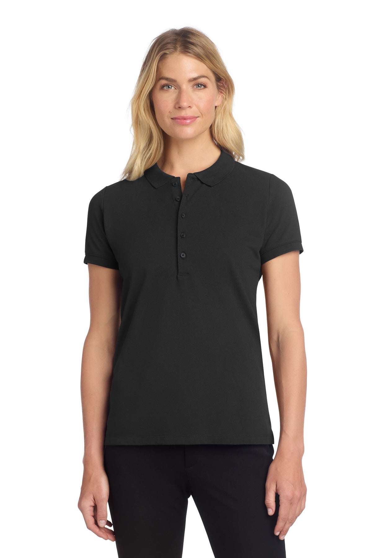 Mercer+Mettle Women's   Stretch Heavyweight Pique Polo MM1001