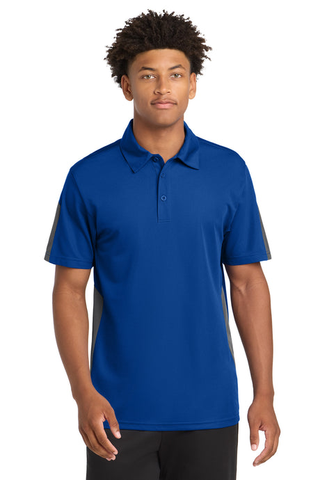Sport-Tek Men's   PosiCharge   Active Textured Colorblock Polo