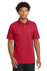 Sport-Tek Men's   PosiCharge   Active Textured Colorblock Polo