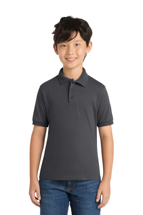 Port & Co Youth   Core Blend Jersey Knit Polo