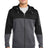 Sport-Tek Men's   Tech Fleece Colorblock Full-Zip Hooded Jacket