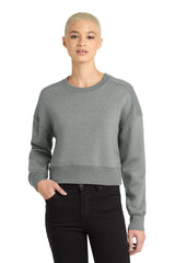 District Women's    Perfect Weight    Fleece Cropped Crew DT1105