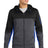 Sport-Tek Men's   Tech Fleece Colorblock Full-Zip Hooded Jacket