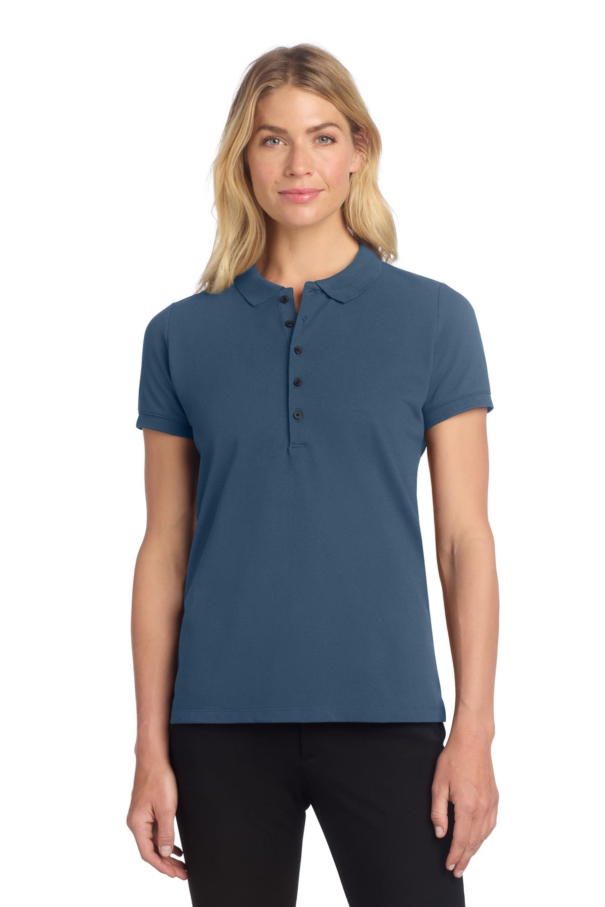 Mercer+Mettle Women's   Stretch Heavyweight Pique Polo MM1001