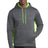 Sport-Tek Men's   Sport-Wick   Fleece Colorblock Hooded Pullover