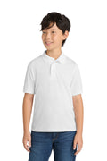 Port & Co Youth   Core Blend Jersey Knit Polo