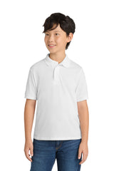 Port & Co Youth   Core Blend Jersey Knit Polo