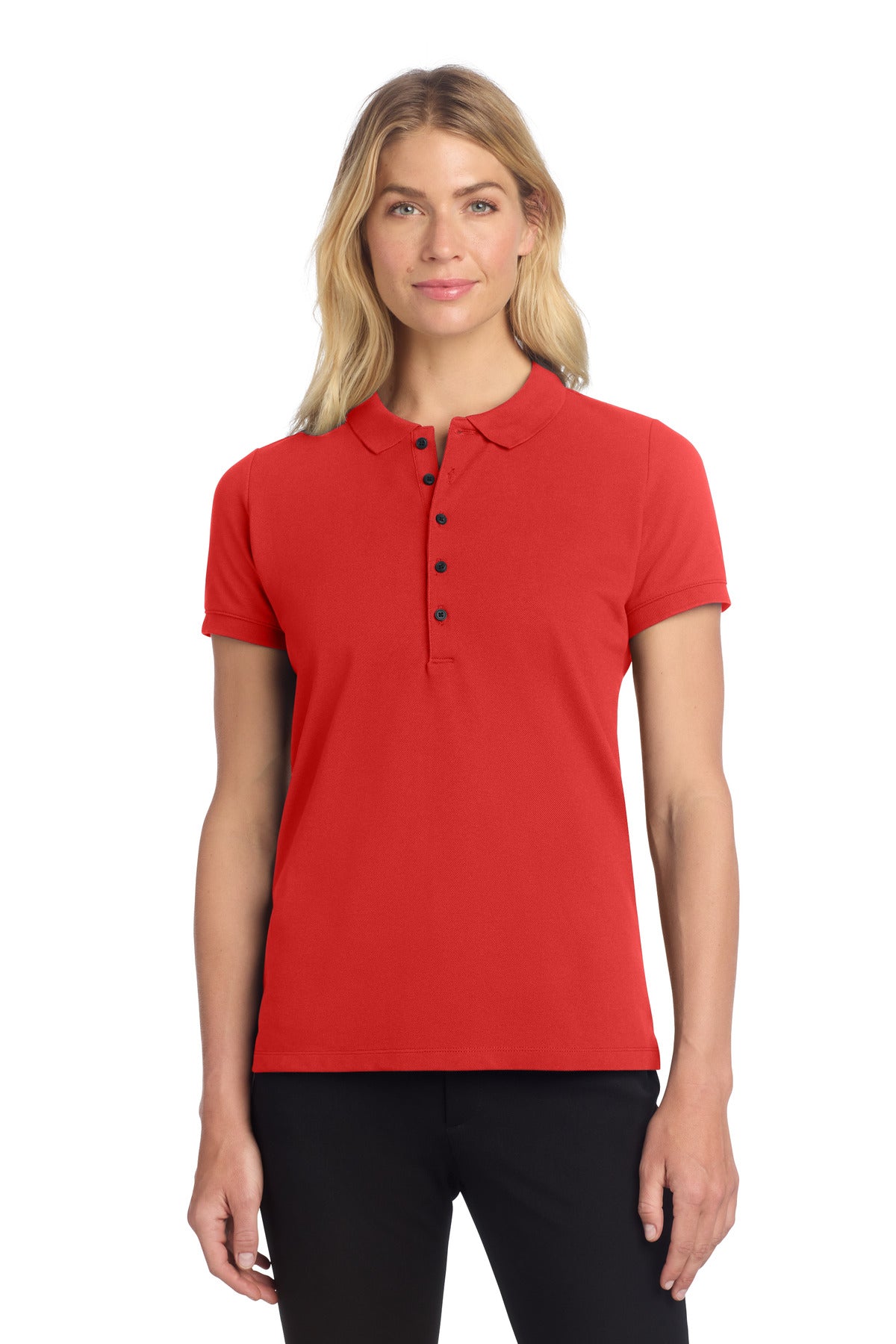 Mercer+Mettle Women's   Stretch Heavyweight Pique Polo MM1001