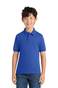 Port & Co Youth   Core Blend Jersey Knit Polo
