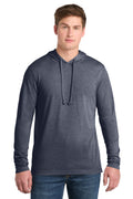 Sport-Tek Men's    PosiCharge    Tri-Blend Wicking Long Sleeve Hoodie ST406