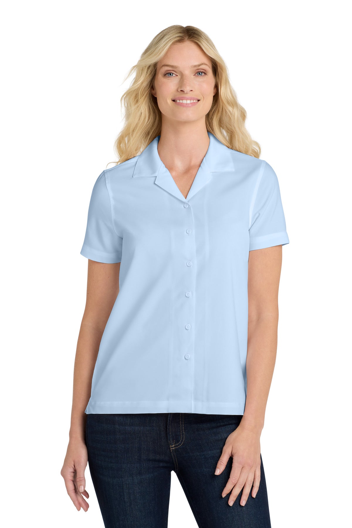 Port Authority Women's   Short Sleeve Performance Staff Shirt LW400