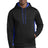 Sport-Tek Men's   Sport-Wick   Fleece Colorblock Hooded Pullover