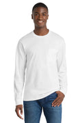 Port & Co Men's   Long Sleeve Essential Pocket Tee