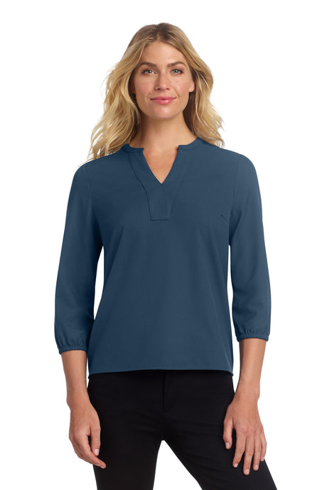 Mercer+Mettle Women's   Stretch Crepe 3/4-Sleeve Blouse MM2011