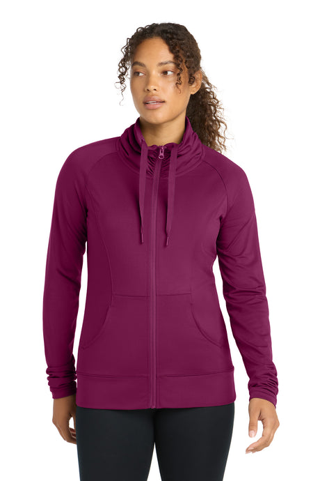 Sport-Tek Women's   Sport-Wick   Stretch Full-Zip Jacket