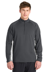 Sport-Tek Men's   Sport-Wick   Stretch Contrast 1/4-Zip Pullover