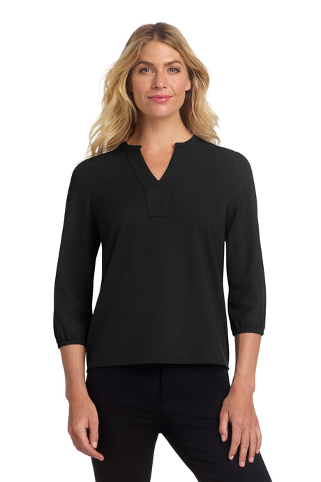 Mercer+Mettle Women's   Stretch Crepe 3/4-Sleeve Blouse MM2011