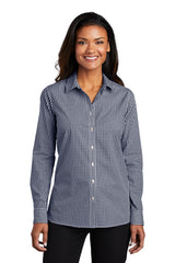 Port Authority Women's    Broadcloth Gingham Easy Care Shirt LW644