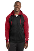 Sport-Tek Men's   Sport-Wick   Varsity Fleece Full-Zip Hooded Jacket